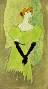 Retrato de Yvette Guilbert de Henri de Toulouse Lautrec