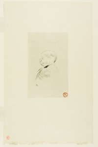 Retrato de um homem de Henri de Toulouse Lautrec