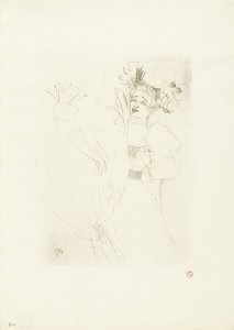 Retrato da actriz Marcelle Lender na ópera Chilpéric
Lender de face dans Chelpéric de Henri de Toulouse Lautrec