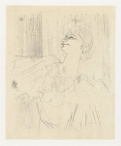 Portret van actress Yvette Guilbert em A Menilmontant de Bruant
Yvette Guilbert A Menilmontant de Bruant
Yvette Guilbert : série inglesa (título da série) de Henri de Toulouse Lautrec