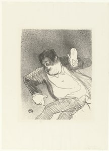 Portret van komiek Caudieux dansend no Petit Casino
Caudieux Petit Casino
Concerto no Le Café (título da série) de Henri de Toulouse Lautrec