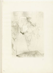 Retrato da cantora Marcelle Lender enquanto ela dança o boléro na ópera Chilpéric
Lender de dos dansant le boléro de Henri de Toulouse Lautrec