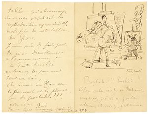 Princeteau e Lautrec de Henri de Toulouse Lautrec