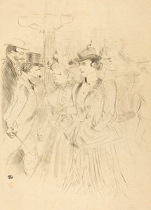 Passeio Passeio, 1899. de Henri de Toulouse Lautrec