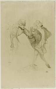 Réjane e Galipaux, em Madame Sans-Gêne de Henri de Toulouse Lautrec