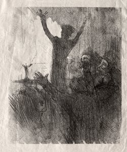 Schlomé Fuss na Sinagoga, 1897. de Henri de Toulouse Lautrec