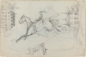 Folha de Esboços, c. 1881. de Henri de Toulouse Lautrec