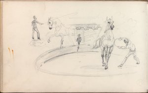 Caderno de esboços, 1880 de Henri de Toulouse Lautrec
