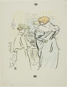 Então você é experiente? de Henri de Toulouse Lautrec