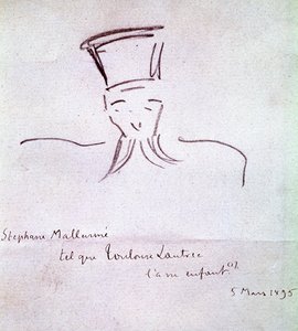 Stephane Mallarme de Henri de Toulouse Lautrec