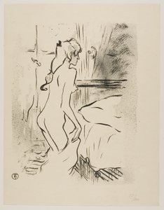 Estudo de uma mulher de Henri de Toulouse Lautrec