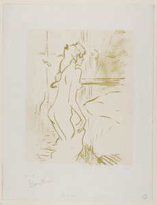 Studie einer Frau von Henri de Toulouse-Lautrec