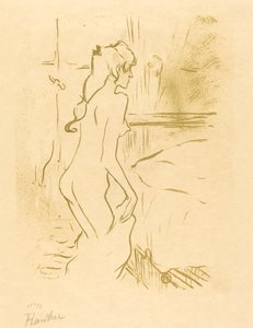 Estudo de uma mulher Etude de femme, 1893. de Henri de Toulouse Lautrec