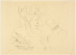 Ceia em Londres de Henri de Toulouse Lautrec