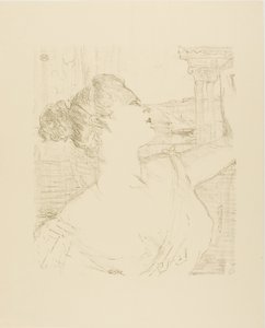 Sybil Sanderson, de Treze Litografias de Henri de Toulouse Lautrec