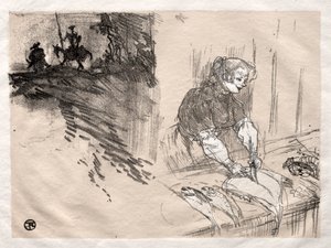 The Brief Joys: Cover, 1897. de Henri de Toulouse Lautrec