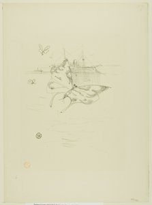 As Borboletas, de Melodias de Désiré Dihau de Henri de Toulouse Lautrec