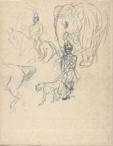 O Cortejo do Rajá de Henri de Toulouse Lautrec