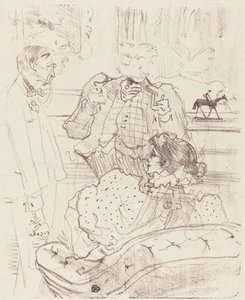 The Forfeit La gage, 1897. de Henri de Toulouse Lautrec