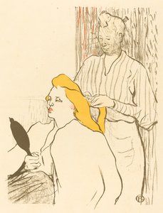 O Cabeleireiro - Programa para o Teatro Livre O Cabeleireiro - Programa para o Teatro Livre, 1893. de Henri de Toulouse Lautrec