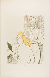 O Cabeleireiro, Programa para o Théâtre Libre de Henri de Toulouse Lautrec