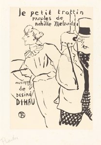 A menininha de recados (Le petit trottin) de Henri de Toulouse Lautrec