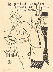 A menininha de recados Le petit trottin, 1893. de Henri de Toulouse Lautrec
