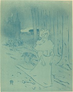 A Senhora do Solar ou o Presságio La chatelaine ou le tocsin, 1895. de Henri de Toulouse Lautrec