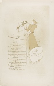 A chapeleira, Renée Vert de Henri de Toulouse Lautrec