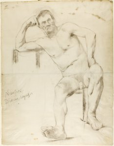 O Modelo Nizzavena, c. 1882-83 de Henri de Toulouse Lautrec
