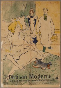 O artesão moderno de Henri de Toulouse Lautrec
