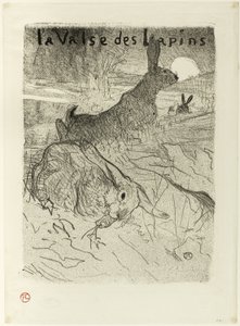 A valsa dos coelhos de Henri de Toulouse Lautrec