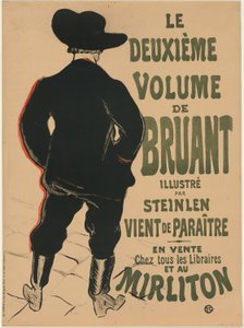 O Segundo Volume de Bruant de Henri de Toulouse Lautrec
