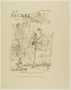O Segredo, de Melodias de Désiré Dihau de Henri de Toulouse Lautrec