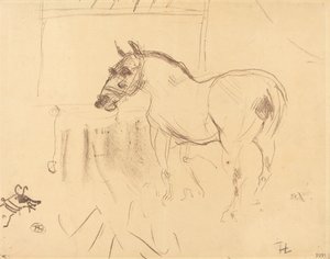 O pequeno pônei de Calmese de Henri de Toulouse Lautrec