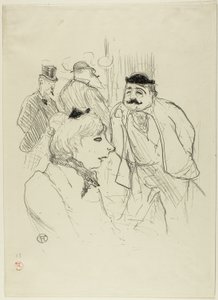 A Caçada - Moulin Rouge de Henri de Toulouse Lautrec