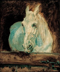 O cavalo branco "Gazelle", 1881 de Henri de Toulouse Lautrec
