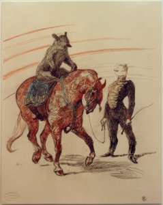 Trabalha no painel de Henri de Toulouse Lautrec