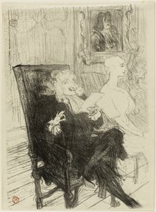 Truffier e Moreno, em Mulheres cultas de Henri de Toulouse Lautrec