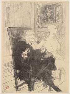 Truffier e Moreno, em Mulheres cultas de Henri de Toulouse Lautrec