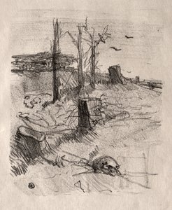 Um cemitério na Galiza de Henri de Toulouse Lautrec