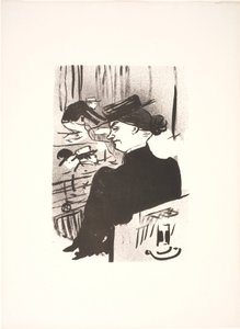 Um espectador de Henri de Toulouse-Lautrec