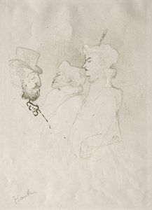 Por que nem uma vez não constitui um hábito, 1893. de Henri de Toulouse Lautrec