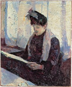 Mulher no café de Henri de Toulouse Lautrec