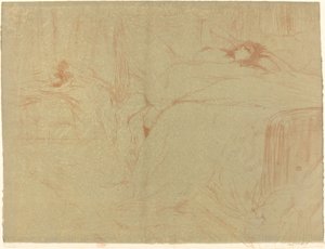 Mulher de costas de Henri de Toulouse Lautrec