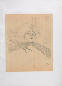 Yvette Guilbert-English Series: Looer Longer Loo, 1898. de Henri de Toulouse Lautrec