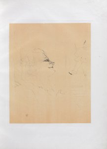 Yvette Guilbert-English Series: Pessima, 1898. de Henri de Toulouse Lautrec