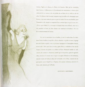 Yvette Guilbert-French Series: No. 16, 1894. de Henri de Toulouse Lautrec