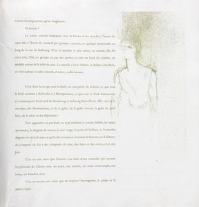 Série Yvette Guilbert-French: No. 9 de Henri de Toulouse Lautrec