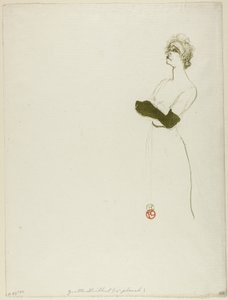 Yvette Guilbert de Henri de Toulouse Lautrec